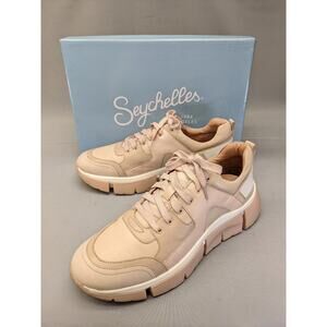 Seychelles I'll Be There Comfort Sneaker Blush Leather, Women’s Size US10